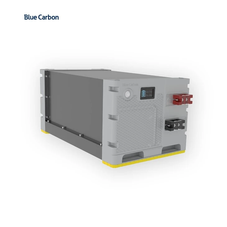 Akumulator litowo-litowy 24 V i 200 Ah LiFePO4 Blue Carbon z wbudowanym-systemem BMS do domowego systemu fotowoltaicznego bez-sieci