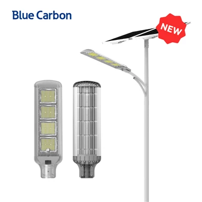 Miejska słoneczna latarnia uliczna Blue Carbon 24 V