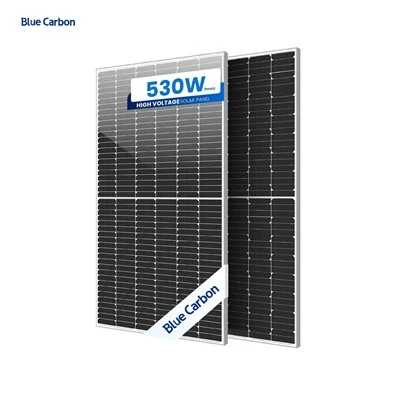 Panel słoneczny wysokiego napięcia Blue Carbon o mocy 530 W